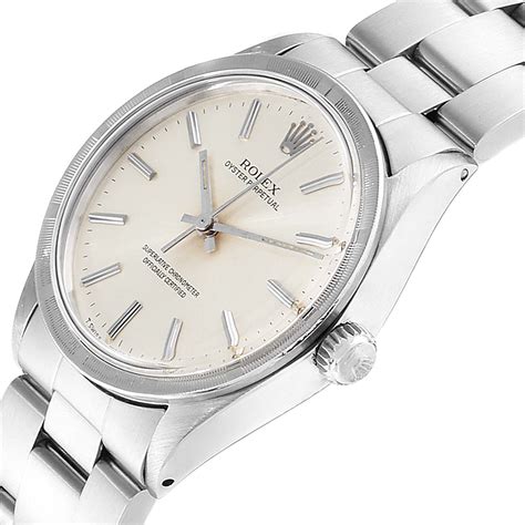 rolex stainless steel 1007|Rolex Oyster Perpetual 1007 Stainless Steel .